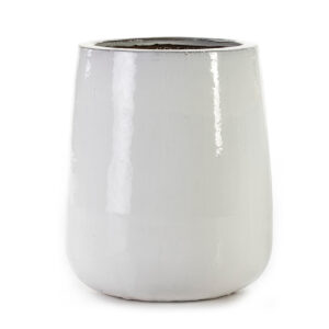 Macetero 54x54x65 Gres -- Blanco