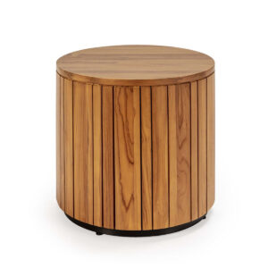 Mesa Auxiliar 50x50x50 Madera de Teca Natural