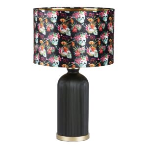 LAMPARA SOBREMESA CRISTAL SKULLS 48x48x63 CM