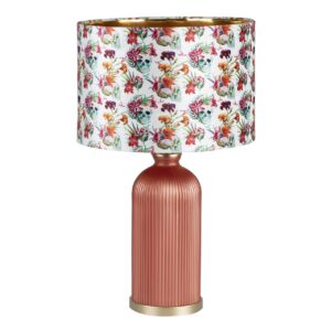 LAMPARA SOBREMESA CRISTAL SKULLCANDY 48x48x63 CM