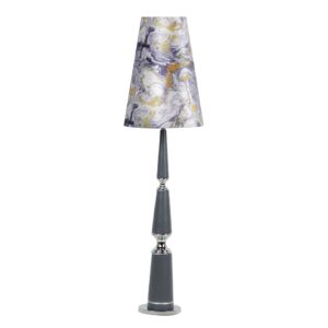 LAMPARA DE PIE POLIRESINA BISHOP 45,5x45,5x172 CM