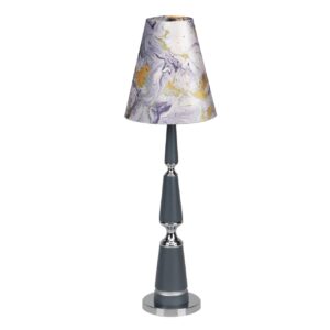 LAMPARA DE SOBREMESA POLIRESINA 22,5x22,5x75CM