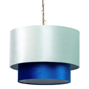 LAMPARA DE TECHO METAL-POLIESTER 45x45x149 CM