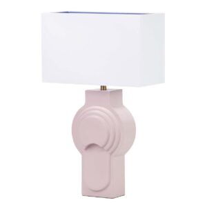 LAMPARA SOBREMESA POLIRESINA 36x36x61 CM