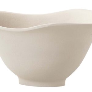 CENTRO DE MESA ALUMINIO BLANCO 23x19x12 CM