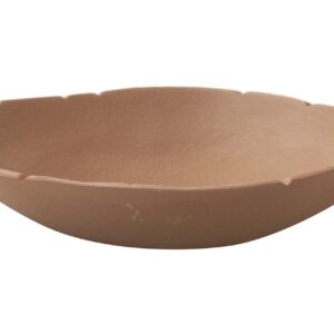 CENTRO DE MESA ALUMINIO NARANJA 14x14x4 CM