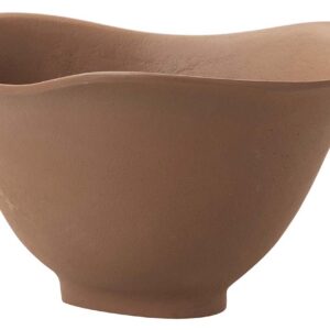 CENTRO DE MESA ALUMINIO NARANJA 23x19x12 CM