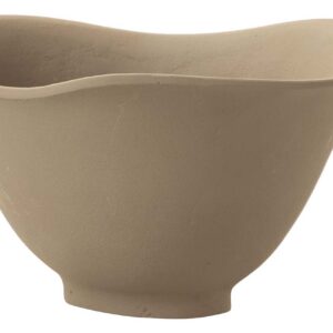 CENTRO DE MESA ALUMINIO BEIGE 23x19x12 CM