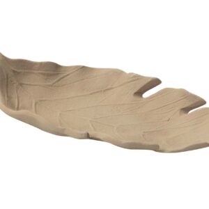 CENTRO DE MESA ALUMINIO BEIGE 25x11x3 CM