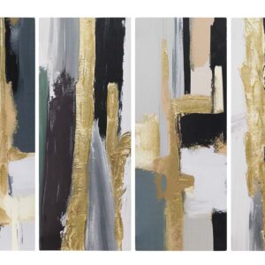 CUADRO MDF ABSTRACTO 4 SURTIDOS 20x2x50 CM