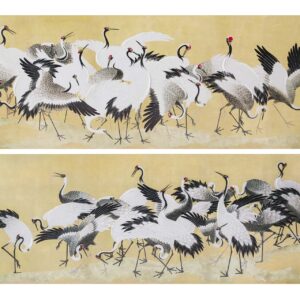 CUADRO MDF GARZAS 2 SURTIDOS 50x2x20 CM