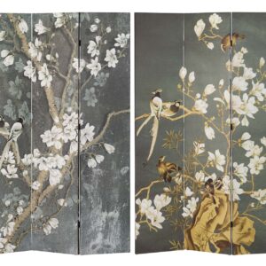 BIOMBO LIENZO PAJAROS 120x3x180 CM