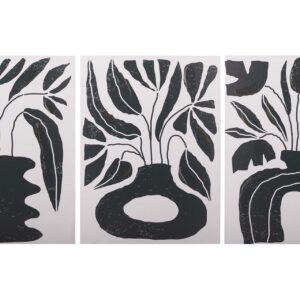 CUADRO MDF JARRONES 3 SURTIDOS 30x2x40 CM