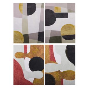 CUADRO MDF ABSTRACTO 4 SURTIDOS 30x2x40 CM