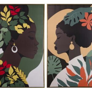 CUADRO MDF CON MARCO SEÑORA 2 SURTIDOS 60x2x90 CM