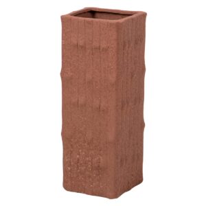 JARRON CERAMICA MARRON 14x14x41 CM