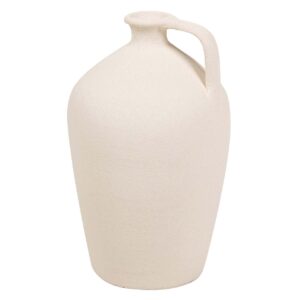 JARRON CERAMICA BEIGE 25x25x40 CM