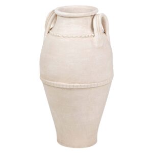 JARRON CERAMICA BEIGE 40x40x70 CM