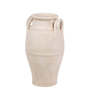 JARRON CERAMICA BEIGE 32x32x60 CM
