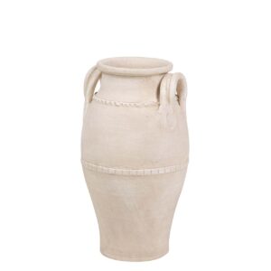 JARRON CERAMICA BEIGE 27x27x50 CM