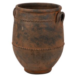 JARRON CERAMICA MARRON 40x40x50 CM