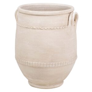 JARRON CERAMICA BEIGE 40x40x50 CM
