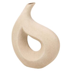 JARRON CERAMICA MARRON 35x12x50 CM