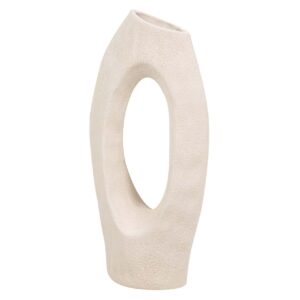 JARRON CERAMICA BEIGE 24x12x50 CM