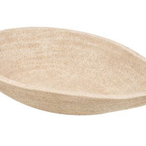 CENTRO DE MESA CERAMICA MARRON 42x23x8 CM