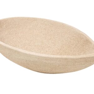 CENTRO DE MESA CERAMICA MARRON 35x20x8 CM