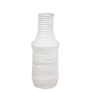 JARRON CERAMICA BLANCO 21x21x60 CM