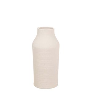 JARRON CERAMICA BEIGE 25x25x40 CM