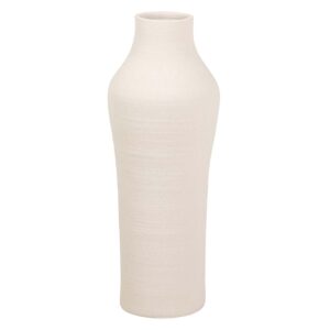 JARRON CERAMICA BEIGE 30x30x80 CM