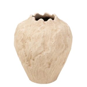 JARRON CERAMICA MARRON 21x21x24 CM