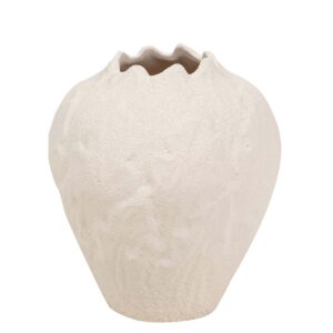 JARRON CERAMICA BEIGE 21x21x24 CM