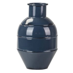 JARRON METAL NEGRO 26x26x40 CM