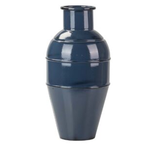 JARRON METAL NEGRO 24x24x48 CM