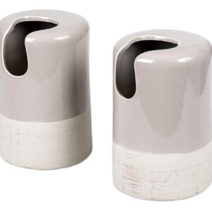 SET 2 JARRONES  10,5x10,5x15,7 CM