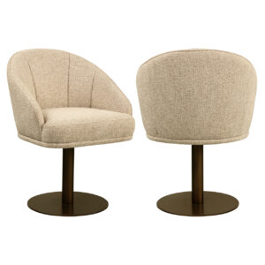 Dining chair Beverly natural fancy swivel Eetkamerstoel