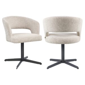 Dining chair Blanca natural fancy fire retardant Eetkamerstoel