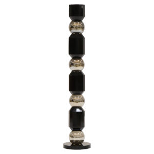 Candle holder Jessy black large Kandelaar