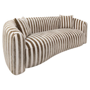 Sofa Luxandra stripes sand Bank