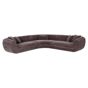 Sofa Gianelle Be straight dark brown Bank