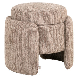 Pouffe & Footstool Cupid mocca linear with storage Poef & Voetenbank