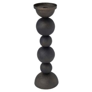 Candle holder Jersey brass antique large Kandelaar