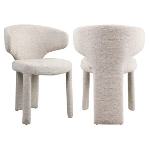 Dining chair Viola natural linear Eetkamerstoel