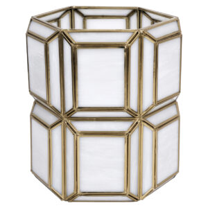 Hurricane light Ariana brass antique small Windlicht