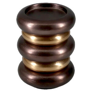 Candle holder Eve bronze small Kandelaar
