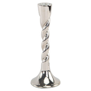 Candle holder Crillon silver small Kandelaar