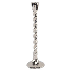 Candle holder Crillon silver large Kandelaar